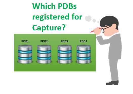 Which PDBs are registered with Integrated Extract?