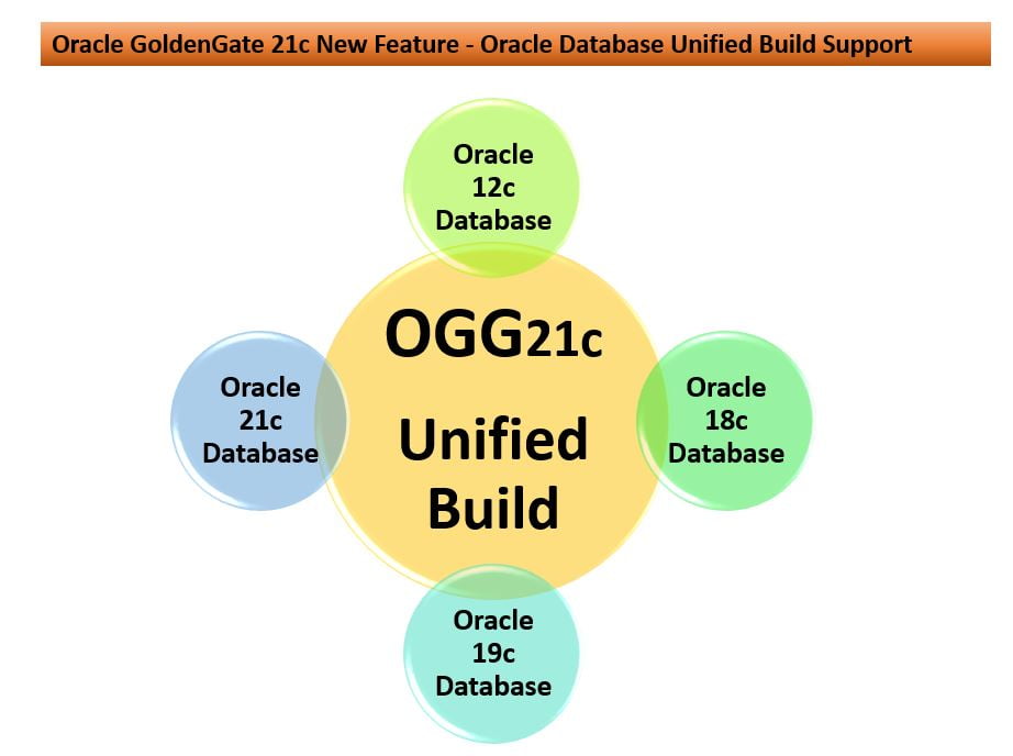 Oracle GoldenGate 21c New Feature – Oracle Database Unified Build Support