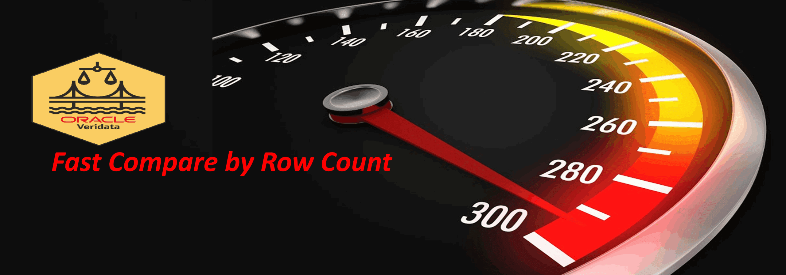 Oracle GoldenGate Veridata 23c Fast Compare by Row Count
